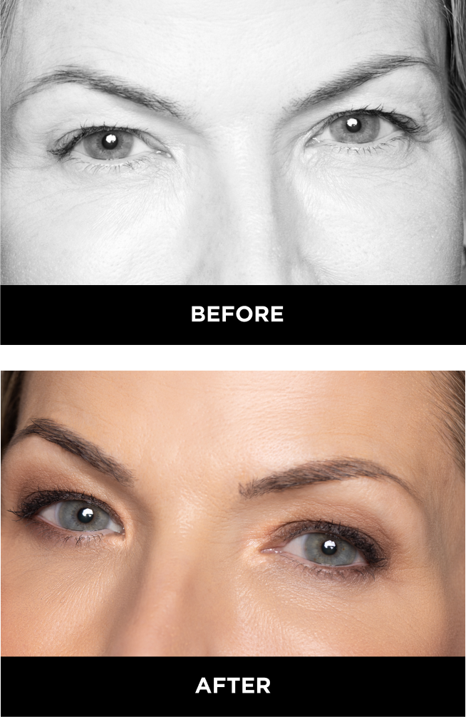 eyeshadow swatch in shade fuzzy