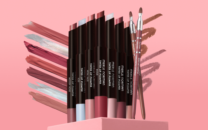 tinted lip plumpers on display