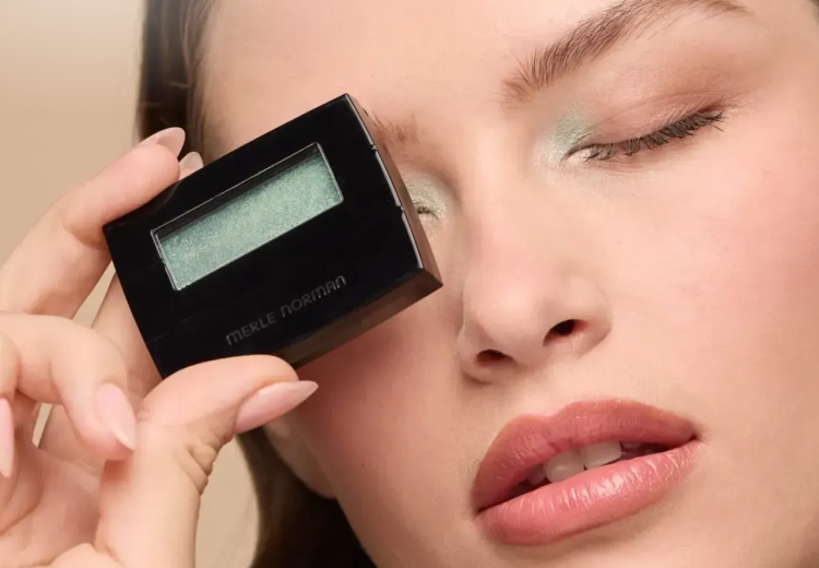 Model wearing eyeshadow